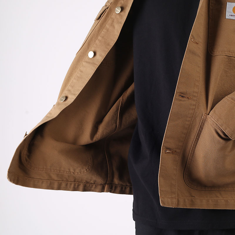 мужская коричневая куртка Carhartt WIP Michigan Coat I026480-hlt brown - цена, описание, фото 5